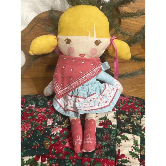 Other - Moda Howdy Lil Lady Pillow Doll Baby Cowgirl With Bandana Complete Sew Projec